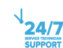 24/7 Servcie & Support